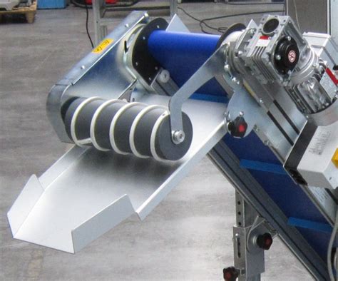 screw conveyor separator|diverters roller separator.